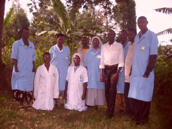 Gli operatori sanitari a Busoro